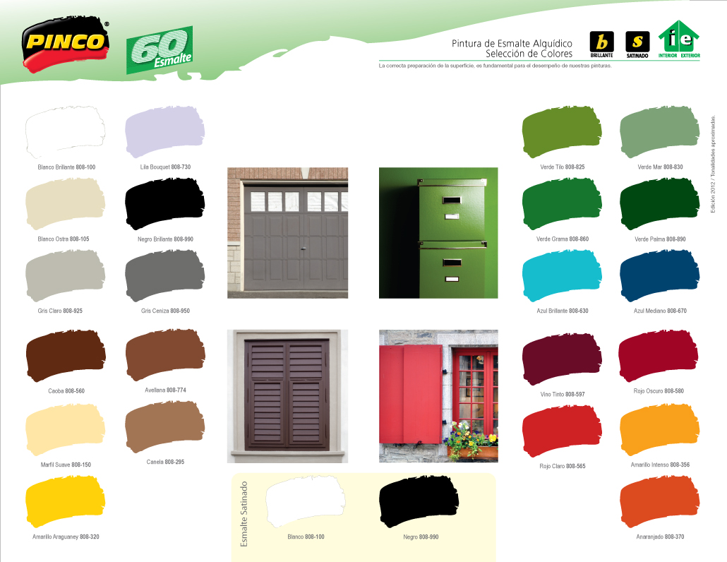 Carta de colores 808